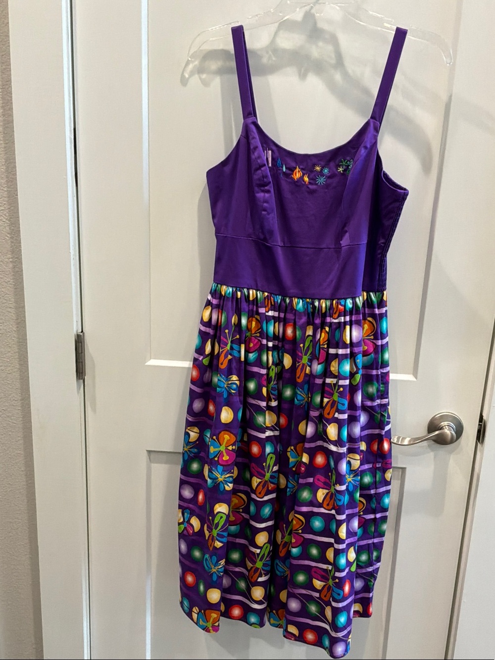 NWT The Dress Shop Disney Purple Floral Pixar Mini Dress M Collection Piece
